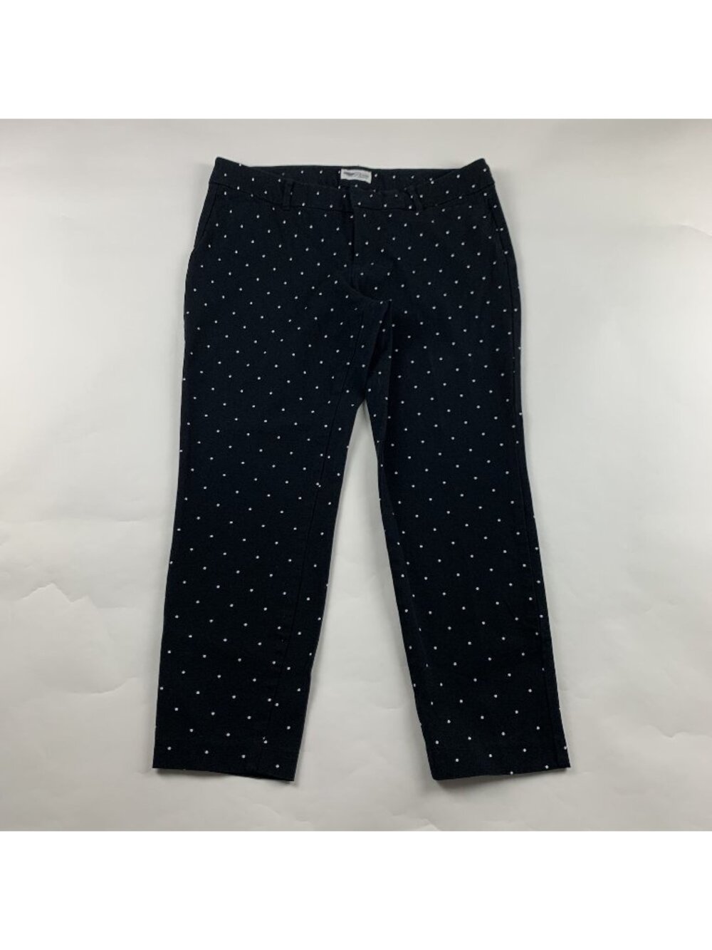Old Navy Black Polka Dot Skinny Pixie Pant 14R